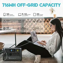 Портативна зарядна станція BLUETTI EB70 1000W - мініатюра 2