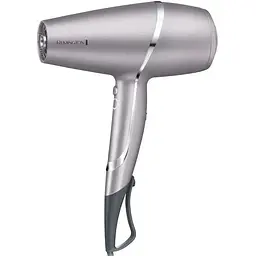 Фен Remington ProLuxe You Adaptive, 2400Вт, 3 режими, дифузор, іоніз-я, хол. обдув, турбо режим, сірий