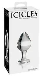 Анальна пробка Icicles No. 25 прозора