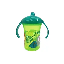 Пляшечка пластикова з ручками "Мавпа" MGZ-0323(Green) 250 мл - мініатюра 2