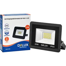 Прожектор Delux FMI 11 LED 20Вт 6500K_IP65 (90021205) - мініатюра 3