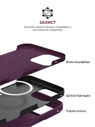Чохол ArmorStandart ICON2 MagSafe для Apple iPhone 16 Pro Max Plum - мініатюра 6