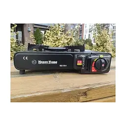 Туристичний газовий пальник плитка з п'єзопідпалом + кейс Happy Home BDZ-155A, Kitchen Master 83989 - мініатюра 4