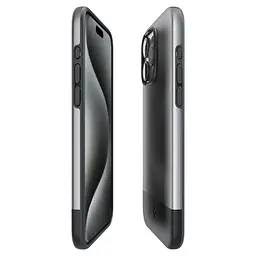 Чохол Spigen Style Armor (MagFit) Classic Silver для iPhone 15 Pro Max (ACS06613) - мініатюра 4
