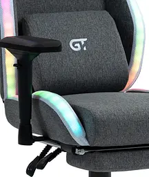 Геймерское кресло GT Racer (X-2306 Fabric Gray L) - мініатюра 6