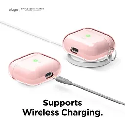 Чохол Elago Clear Case Lovely Pink для Airpods 3rd Gen рожевий (EAP3CL-HANG-LPK) - мініатюра 5