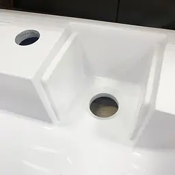 Умивальник на пральну машину без переливу Adamant Washer New White штучний камінь - мініатюра 4