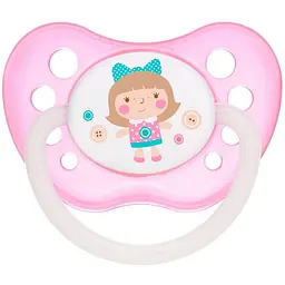 Силіконова анатомічна пустушка Canpol babies Toys 0–6 міс. рожева (23/256 Рожева)