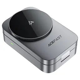 Бездротовий зарядний пристрій ACEFAST E22 Desktop 3-in-1 Wireless Charging holder Metal Gray (6974316284079) - мініатюра 4