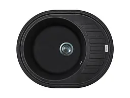 Кухонна мийка Adamant Ovum 615x495x200 чорний 1824296100403, Чорний