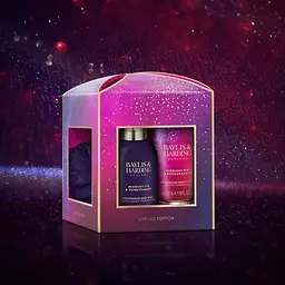 Подарунковий набір Baylis & Harding Midnight Fig & Pomegranate: Гель для душу, 100 мл + Лосьйон для тіла, 50 мл + Мочалка - мініатюра 3