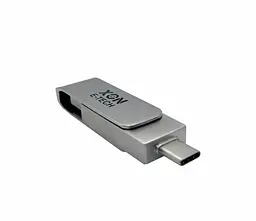 Флеш-накопичувач XON FlashDrive DuoConnect 128GB (USB 2.0 + USB Type-C) Сірий (FX2DR128MS 7614) - мініатюра 5