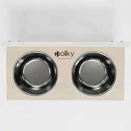Hollky Flex L — регульовані миски на підставці для великих собак (2 × 1.8 л) - мініатюра 4
