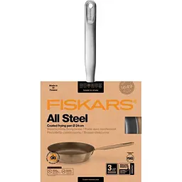 Сковорода Fiskars All Steel матова 24 см (1064743) - мініатюра 8
