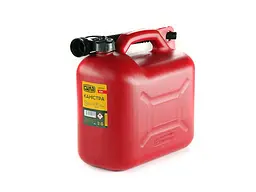 Каністра СИЛА пластик 10л HDPE для палива з лійкою