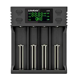 Зарядний пристрій для акумуляторів Liitokala 4 Slots, LCD дисплей, Li-ion/Ni-MH/Ni-Cd/AA/ААA/AAAA/С (Lii-S4)