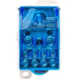 Розподільчий блок CNC FTUKK400 400A, на DIN-рейку