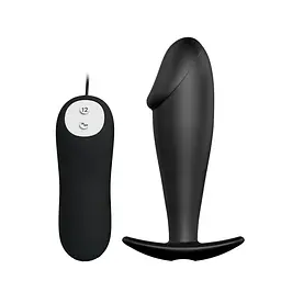 Анальна пробка з вібрацією Pretty Love Vibrating Butt Plug Black Baile BI-040040 24298 - мініатюра 7