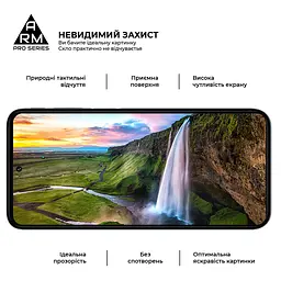 Захисне скло на Motorola G32/G62 5G з олеофобним покриттям, Pro, повне проклеювання, антистатичний і пиловідштовхуючий шар, 9H, самоклеючеся, 2.5D, на весь екран, антистатичний клей, ArmorStandart (ARM60623) - мініатюра 4