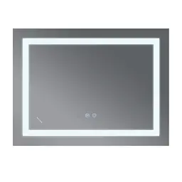 Дзеркало Mixxus Warm MR12-70x50-Reverse (LED Touch, антизапотівання, димер, регулювання яскравості) MI6670 - мініатюра 2