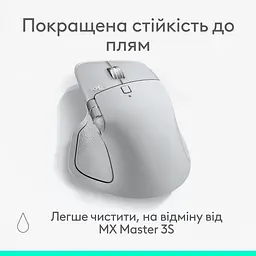 Миша Logitech MX Master 4 Performance Wireless Pale Grey (910-007563) - мініатюра 12