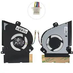 Вентилятор для ноутбука ASUS TUF Dash F15 FX516PR, FX516PM (VGA FAN), FX516EN, FX516PM (13NR0760P02011) (Кулер)