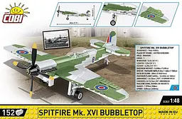 Конструктор дитячий літак Spitfire Mk. XVI Bubbletop COBI 5865 - мініатюра 3