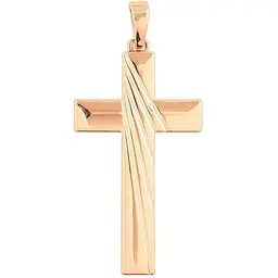 Кулон Xuping Позолота 18K "Хрест з візерунком» для ланцюжка до 7мм (262389)