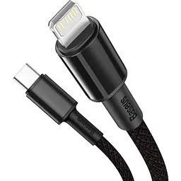 Кабель Baseus High Density Braided USB-C to Lightning 1m Black (CATLGD-01) [100368] - мініатюра 2