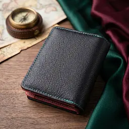 Вертикальний невеликий жіночий гаманець із натуральної шкіри ST Leather 19436 чорний - мініатюра 3
