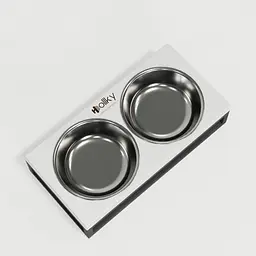 Hollky Base XS — миски на підставці для маленьких собак та котів (2 × 0,25 л) - мініатюра 9