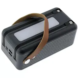 Павербанк Remax Lesu II Series RPP-565 60000мАг 22.5 Вт USB-C USB-A Lightning PD QC Сірий (1366) - мініатюра 2