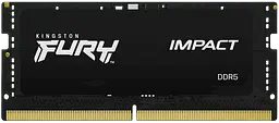 Оперативна пам'ять Kingston Fury 16GB SODIMM DDR5 4800MHz Impact Black (KF548S38IB-16)