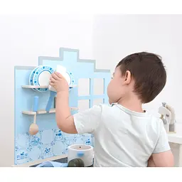 Ігровий набір New Classic Toys Кухня Delft, блакитний (11069) - мініатюра 4