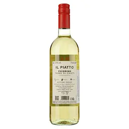 Вино Il Piatto Pecorino IGT Terre di Chieti біле сухе 0.75 л - мініатюра 2