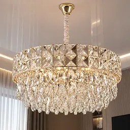Кришталева люстра Splendid Ray L93299/600/11 (SGD) золото, 11 ламп E14