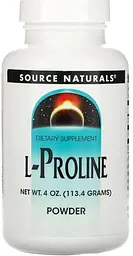 L-пролін Source Naturals L-Proline Powder 113,4 г порошок