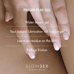 Гель-змазка для мастурбації Bijoux Indiscrets Slow Sex Finger play gel - мініатюра 4