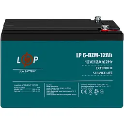 Акумулятор LogicPower AGM 6-DZM 12V (12V/12Ah/144Wh) (9172) [109286] - мініатюра 3
