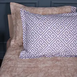 Простирадло на гумці MirSon Поплін 00-4 Geometry Beige 60х120 см бежеве (2200009703249) - мініатюра 5