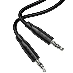Аудіо кабель Aux Borofone BL26 Standard (1m) Black - мініатюра 4