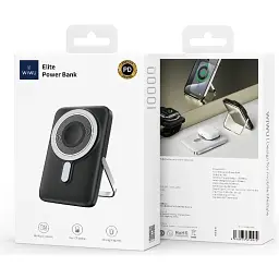 Зовнішній акумулятор WiWU Elite Wi-P018 10000mAh Black [125059] - мініатюра 2