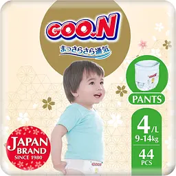 Трусики-підгузки Goo.N Premium Soft 4 L (9-14 кг) 44 шт. для дітей унісекс