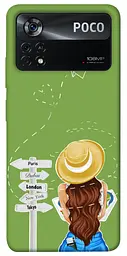 Чохол Demsky Travel girl для Xiaomi Poco X4 Pro 5G