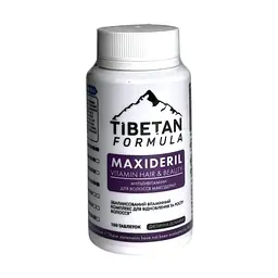 Вітаміни Tibetan Formula Максидерил для волосся 150 таблеток