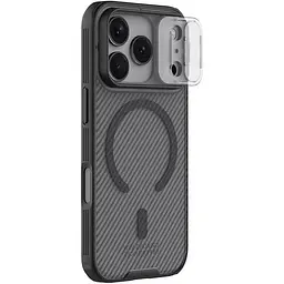 Карбонова накладка Nillkin CamShield Pro Magnetic для Apple iPhone 17 Pro (6.3) Transparent black