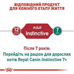 Набір вологого корму для дорослих кішок Royal Canin Instinctive шматочки в желе 1.02 кг (12 шт. х 85 г) - мініатюра 4