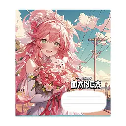 Зошит Школярик Manga style 18 аркушів клітинка (018-3323K), в асортименті - мініатюра 4