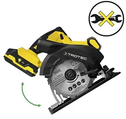 Пила циркулярна акумуляторна Trotec PCSS 10-20V з АКБ та ЗП + кейс (4430000110) - мініатюра 4