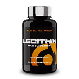 Натуральна добавка Scitec Nutrition Lecithin, 100 капсул